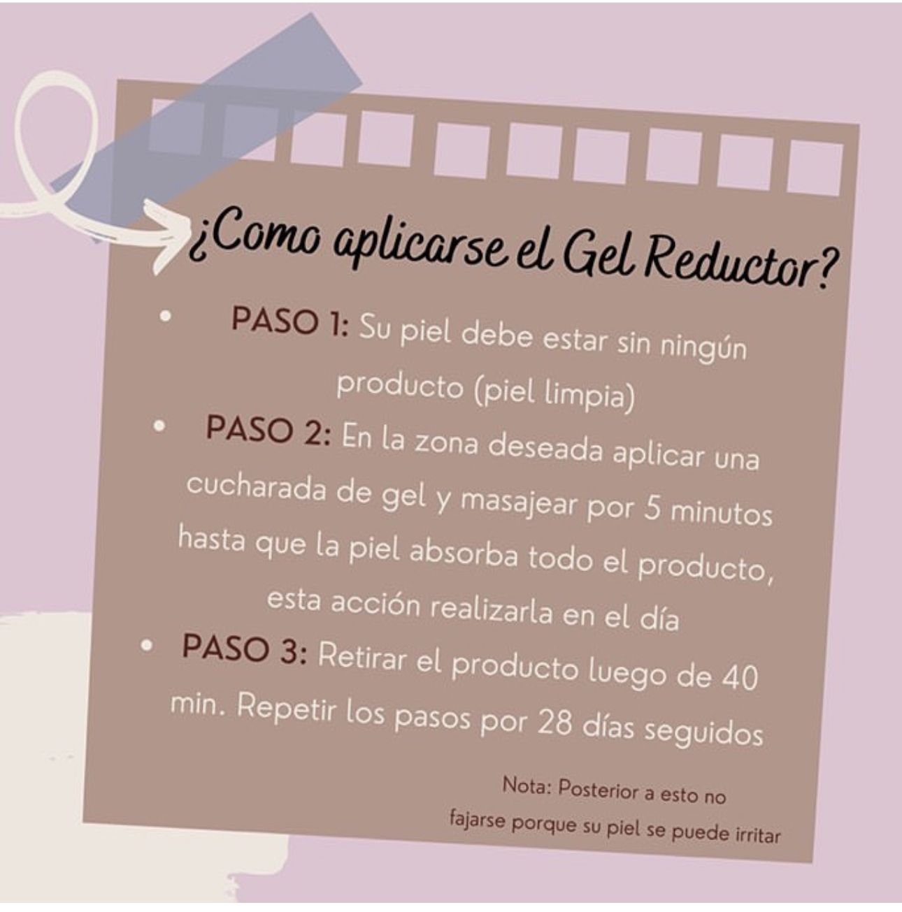GEL MOLDEADOR REDUCTOR FRÍO