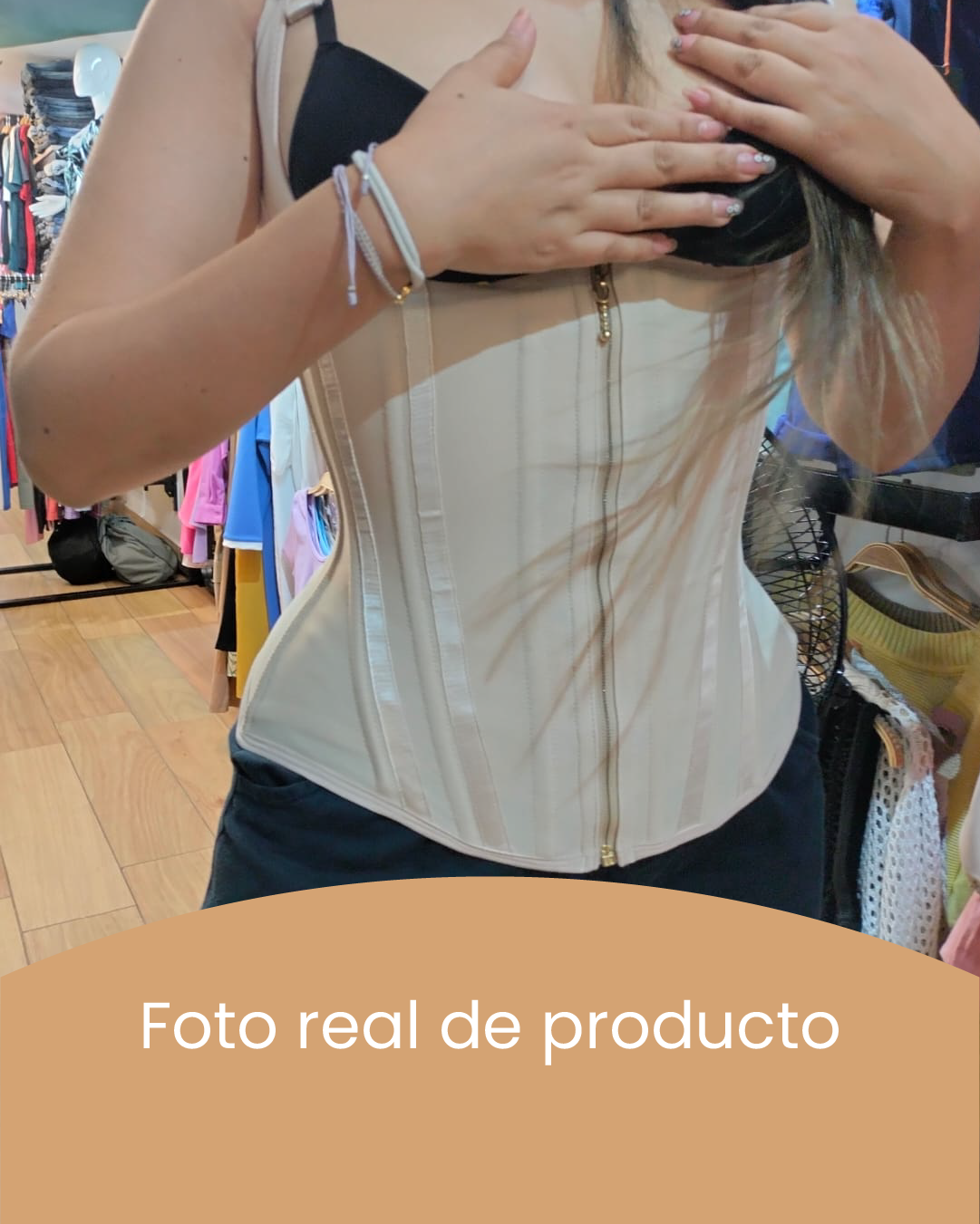 CHALECO EFECTO RELOJ DE ARENA